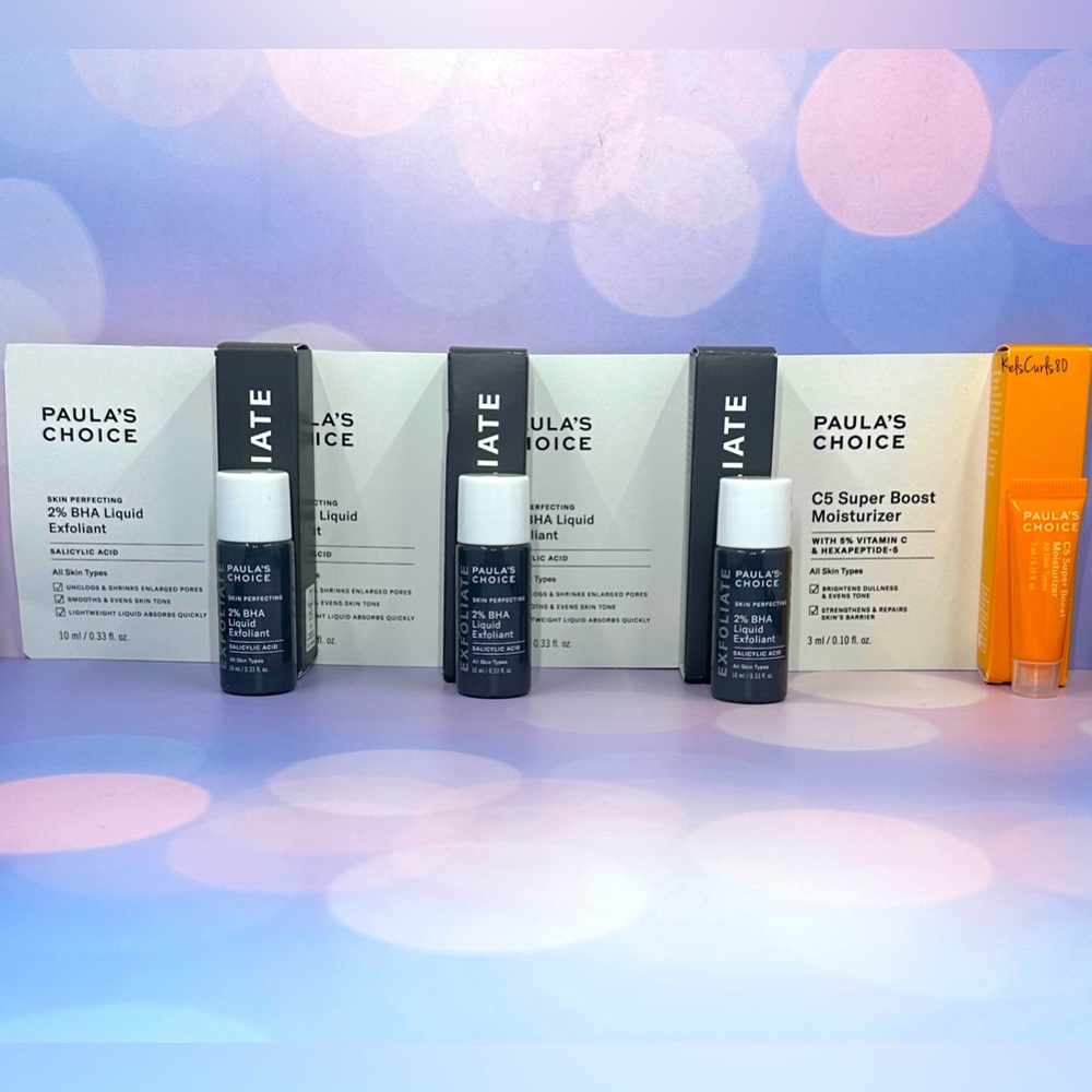Paula’s Choice Skin Perfecting Exfoliant & C5 Super Boost Sample Pack